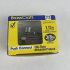 Brasscraft Outlet Turn Straight Valve Copper 1 2  X 3 8  G2ps14x C1