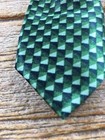 Baby Boys Neck Tie Newborn - 12 Months Green Diamonds Dressy Clip On Suit Tie