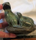 Bronze Mother Seal   Pup On    rock    Base By Phil Vanderlei   245 1000