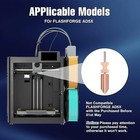 New Upgraded Hotend Kit For Flashforge Ad5x all Metal Hardened Steel Nozzle Kit