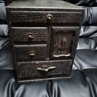 Japanese Vintage Showa Retro Wooden Haribako Sewing Box 16 9  8 3  8 3inch Fs Rare