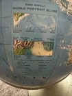 Vintage 12  Rand Mcnally World Portrait Globe - Needs Cleaning See Description