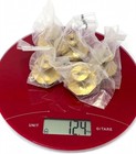 Lot Of 5 Solid Brass Octagon Knobs 1 25  W  Screws Nos