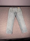 Vintage Lee Jeans Mens 36x32 Green Ripped Paint Stained Distressed Usa 70s 80s