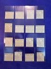 1993 Panini Batman The Animated Series  16 Hologram Inserts Stickers A To P Set