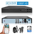 H 265  4ch 8ch Dvr For Security Camera System 1080p Recorder With 1tb Hard Drive