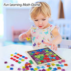 Wooden Montessori Math Counting Hundred Board Toys  1-100 Consecutive Numbers Le