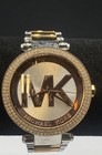 Michael Kors Mk-6314 Parker Women s Two-tone Crystal Stainless Steel Watch 38mm