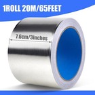 Romeda Aluminum Foil Tape  3 Inch X 65 Feet  3 9 Mil   Insulation Adhesive Metal