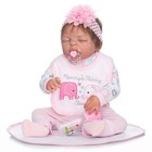 Full Body Silicone Vinyl Reborn Baby Doll 22  Lifelike Newborn Toddler Girl Gift