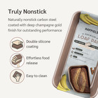Happiels Non Toxic Nonstick 5 X 9 Inch Loaf Bread Pan  1lb    Banana Bread Tin