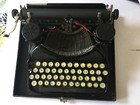 Vintage  Corona Portable Typewriter Black  Please See Listing