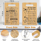 60th Wedding Anniversary For Women Men back In 1966 60 Years Of Marriage Double