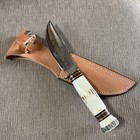 Nm  Marbles  woodcraft  Stag On Stag  Gorgeous  Orig  Sheath 