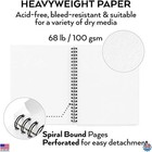 Arteza 2-pack Sketch Books  9x12   200 Sheets Each  Spiral Bound  Acid-free Pads