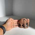 Vintage Laos Hand Carved Wooden Elephant Art Sculpture Figurine Asian Decor