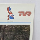 1990 Tvr Speed Eight High Performance British Sports Car Photo Sheet Atlas Card