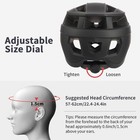 Mountain Bike Helmet For Adults - Dual Shell Lightweight Mtb Bicycle Helmet A   