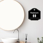 Heritage Plus Restroom Wall Or Door Sign   Home Decor
