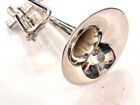 Besson 600 Series Trumpet Silver Plated Used With Hard Case Mouthpiece