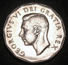 1948 Highgrade Canada Five Cents 5 C Old Canadian Coins