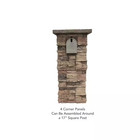 Stacked Stone Desert Sunrise 24 In  X 12 In  Faux Stone Siding Outside Corner Pa