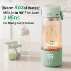 500ml Portable Bottle Warmer For Travel Dual Heating Modes For Breast Milk  Wate