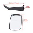 Left  right Rearview Mirror Set Fit For John Deere 5000   6000 Series Tractors