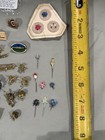 Large Lot Of Vintage Lapel Pins