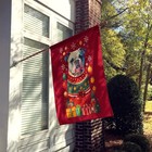 American Bulldog Holiday Christmas House Flag Dac3023chf