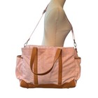 Pottery Barn Kids X Large Zip Diaper Bag Pink Monogram A Adjustable Travel
