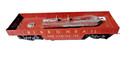 Ribbonrail O Gauge Metal Body Track Cleaning Car W  Scale Couplers As Is