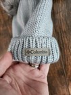Columbia Youth Snow Problem    Ii 2 Cuffed Beanie  Gray  Double Pom Nwt  25 Msrp