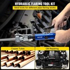 45   Hydraulic Double Flaring Tool 3 16 -1 2  With Tube Cutter   Deburrer 32pc