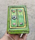 1930s Vintage Litho Print Tin Safe Money Box Toy Japan Decorative Tb690