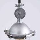 Xxl Large Vintage Industrial Pendant Light Fixture Glass Metal Factory Ussr Old