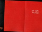 Christmas Dog Puppy Red Present Tree - Large - Greeting Card New W  Tracking