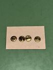 Pair Of Us Army First Sergeant E8 Black Subdued Metal Rank Insignia Chevron Pins