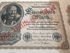 1922 German 1 Billion Mark Banknote Ww1 Military Inflation Fascist Hitler Nazi