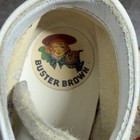 Buster Brown Vintage High Top Leather Baby Shoes 4 5 White First Walkers 40111