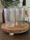Upcycled Whiskey Glasses Made From 1940-1950 Dr Pepper Bottles 