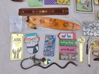 Mixed Lot Of 30  Vintage - Modern Bookmarks 1980   90 Hallmark Brass Wood Flower
