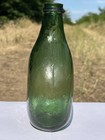 Rare Antique 1800s Glass Bottle Open Pontil
