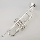 Professional Trumpet Flat B Tone Brass Silver Plated High Quality Ytr-9335