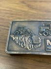Vintage New Old Stock Rare Mf 1155 Massey Ferguson Tractor Brass  Belt Buckle