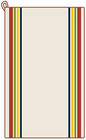 18-inch By 28-inch Package Of 3 Vintage Dish Towels cotton  Multi Striped  Multi
