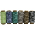 Cotton Baker s Twine Mini Spool Set 2-ply 65  Garden Party