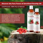 Rosehip Seed Oil Cold Pressed Unrefined 100  Pure Natural For Skin Face Hair