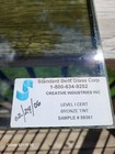 Bronze Bulletproof Bullet Resistant Proof  Glass 12  Ballistics Testing Level I