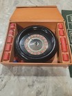 Vintage 1941  E s  Lowe Weighted Roulette Wheel Game Set  With Small Chips